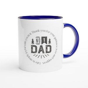 No 1 Dad Mug, Father&#39;s Day Mug, Gift Ideas Presents For Dad, Father&#39;s Day, Family Mug, Dad Mug, Gifts for him