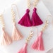 see more listings in the Gold Tassel Earrings section