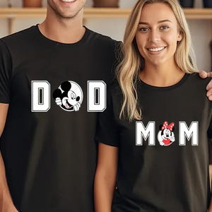 Disney Mom and Dad Shirts, Mickey Dad Shirt, Minnie Mama Shirt, Disney Family Shirt, New Mom Shirt, New Dad Shirt