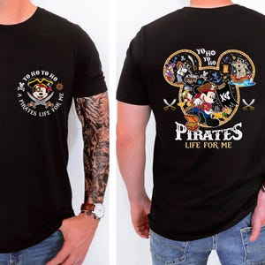 Mickey & Friends Disney Pirates Shirt, Yo Ho Yo Ho A Pirate&#39;s Life for Me, Family Pirates of the Caribbean, Disney Cruise Shirt