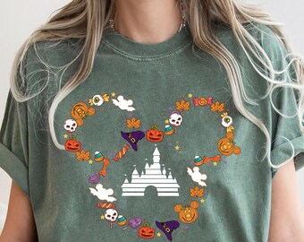 Disney Halloween-shirt 2025, Disney-shirt, bijpassende Halloween-shirts, Disney-familieshirt, Halloween-shirts, Disneyland-shirt