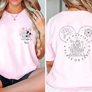 The Happiest Place One Earth Shirt, Disney Magical Castle Shirt, Mickey Castle Shirt, Disney Vacation Shirt, Magical Kingdom Shirt