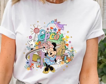 Epcot Shirts, Disney Minnie Mouse Epcot Shirt, Disney Trip Shirt, Disney Vacation Shirt, Disney Family Shirt, Disney Matching,