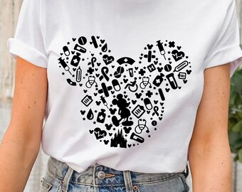 Disney Nurse Life tshirt, Nurse Shirt, Disney Nurse shirt, Nurse tshirt, Funny Nurse Shirt, Disney Mickey Head Tee, Nurse Gifts
