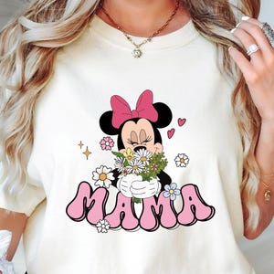 Disney Mama Shirt, Minnie Disney Mom Shirt, Minnie Mama Tee, Disney Mommy Birthday Shirt, Disney Family Trip Tee