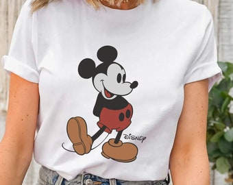 Disney Classic Mickey Mouse Pose Shirt, Mickey Shirt, Disneyland Holiday Vacation Shirt, Disney Retro Shirt