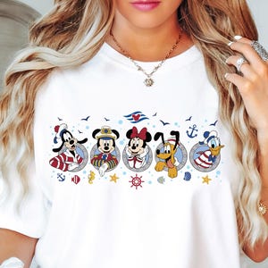 Comfort Colors® Disney Cruise Squad Shirt, Micky und Freunde Cruise Tee, Disney Cruise Trip Shirt, Disney Sommer Shirt, Disney Urlaub T-Shirt