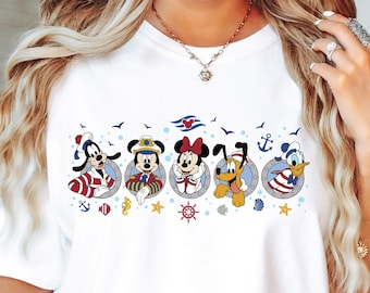 Comfort Colors® Disney Cruise Squad Shirt, Mickey and Friends Cruise Tee, Disney Cruise Trip Shirt, Disney Summer Shirt, Disney Vacation Tee