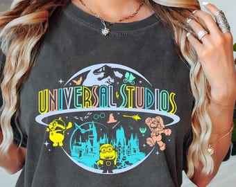 Camiseta de Disney Universal Studios, camiseta de viaje a Universal Studios, vacaciones familiares en Disney, camiseta de Universal Orlando, camiseta familiar de Disney