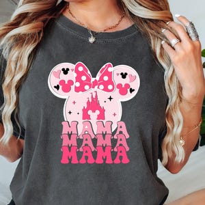 Disney Mama Shirt, Minnie Disney Mom Shirt, Minnie Mama Tee, Disney Mommy Birthday Shirt, Disney Family Trip Tee