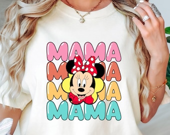 Disney Mama Shirt, Minnie Disney Mom Shirt, Minnie Mama Tee, Disney Mommy Birthday Shirt, Disney Family Trip Tee
