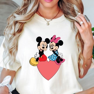 Disney Mickey Minnie Love Sweatshirt, Mickey Minnie Shirt, Mickey and Minnie Valentines Tee, Disneyland Love Shirt, Valentines Day Gift