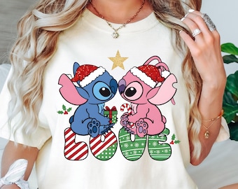 Valentine Stitch Shirt, Disney Valentine Shirt, Valentines Day Sweatshirt, Disneyland Shirt, XOXO Disney Couple Tees, Valentines Stitch Tees