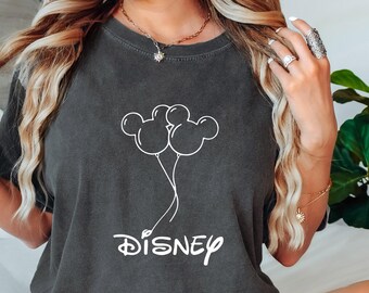 Camisa de balões do Mickey, camisa de balão da Disney, camisa de balão da Disney, camisa do Mickey Mouse, camisa da Disneylândia, camisa da Disney, camisas da Disney Trip