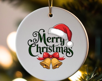 Frohe Weihnachten Ornament, frohe Weihnachten Geschenk, Weihnachten Ornament, Weihnachtsdeko, Urlaub Ornament, Weihnachtsgeschenk,