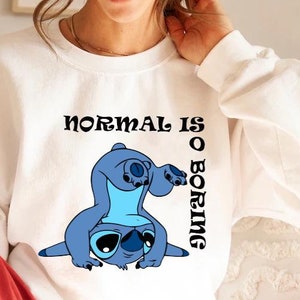 Stitch Shirt, Disney Tee, Disney Stitch Shirt, Stitch Disneyworld Shirt, Normal is so Boring shirt,Disney Crazy Shirt