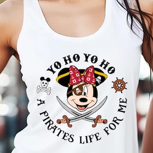 Disney Yo Ho Yo Ho A Pirates Life For Me Tank,Disney Pirate&#39;s 2025 Tank, Disney Pirates Tank,Pirates Disney Yo Ho Yo Tee