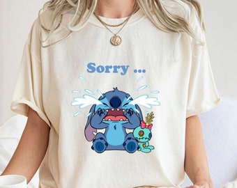 Camisa Stitch, camiseta de Disney, camisa Disney Stitch, camisa Stitch Disneyworld, camisa lo siento, camisa loca de Disney