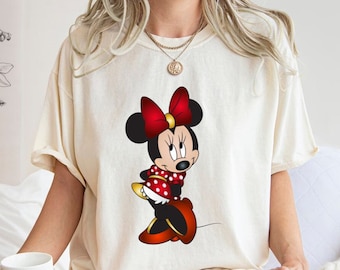 Minnie Classic Shirt, Retro Minnie Shirt, Minnie Mouse Shirt, Checkered Disney Shirt, Disney Girl Trip Shirt, Vintage Disney