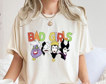 Disneyland Villains Shirt, Bad Girls Disney Halloween Shirt, Villain Era Sweatshirt, Witchy Shirt, Halloween Girls Shirt