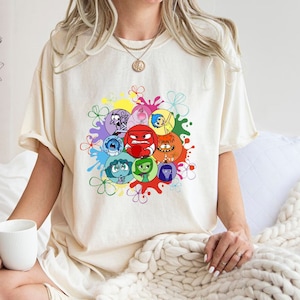 Comfort Colors® Disney Every Day Is Full Of Emotions,Inside Out It's Okay To Feel All The Feels Shirt, Mental Health shirt, Speech Therapy