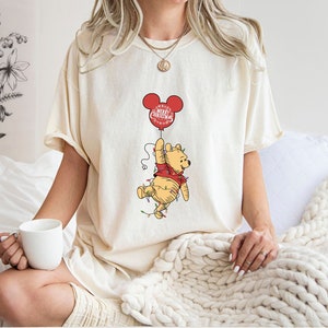 Comfort Colors® Winnie The Pooh Christmas Shirt, Pooh Bear Tee, Disney Christmas Tee, Most Wonderful Time of Year Shirt, Pooh Christmas Tee