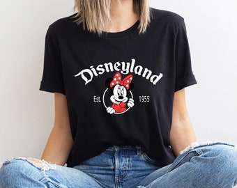 Camiseta Comfort Colors® Disneyland, Disneyland Est. Camisa de 1955, Camisa de Disneyworld, Camisa de Disney, Camisa Minnie.