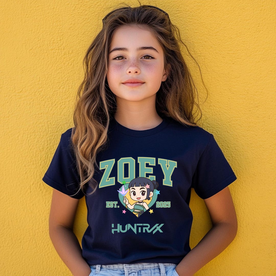 Zoey Huntrix Kpop Demon Hunters Shirt ,rumi Mira Zoey Shirt, Saja Girls ...