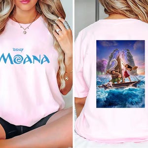 Komfort Farben Disney Prinzessin Moana 2 Shirt, Ruf von Vorfahren Shirt, Disney Girl Shirt, Disney Matching Shirt, Prinzessin Spaß Geschenk