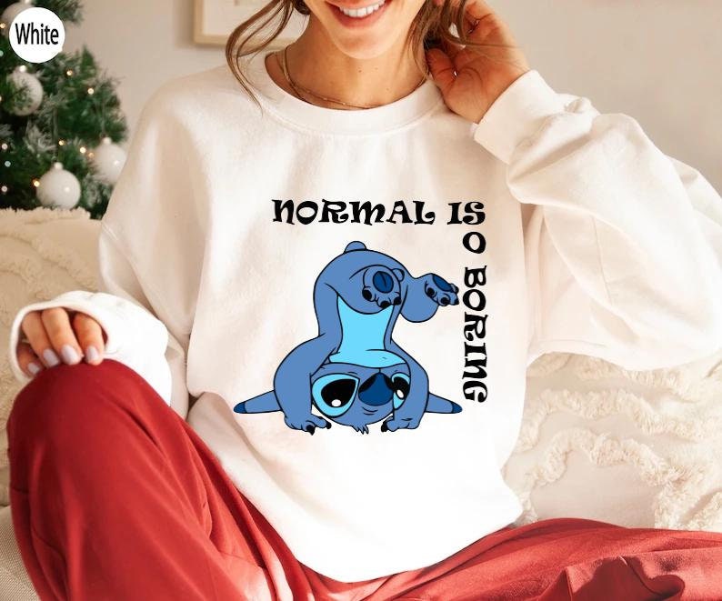 Stitch Shirt, Disney Tee, Disney Stitch Shirt, Stitch Disneyworld Shirt, Normal is so Boring shirt,Disney Crazy Shirt