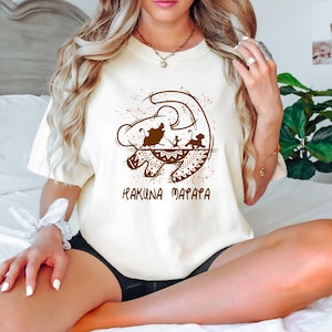 Hakuna Matata Disney Animal Kingdom chemise le roi lion Simba Timon Pumbaa Zazu t-shirt et sweat-shirt Disney maman et papa vacances en famille chemise cadeau