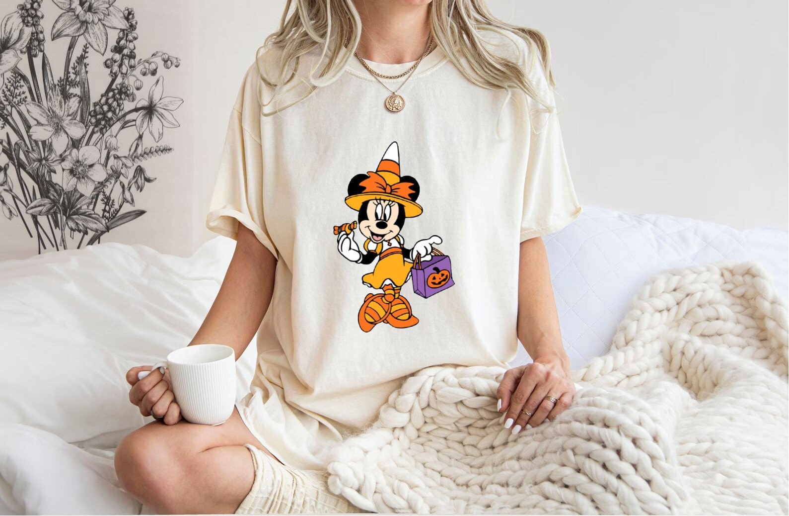 Minnie Halloween Shirt, Halloween Disney Shirt, Disney Mädchen Shirt, Halloween Mädchen T-Shirt, Halloween 2024 Shirt,