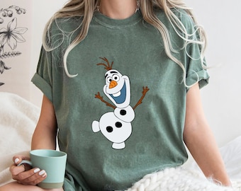 Camiseta Olaf, camiseta engraçada do Frozen, camisa da Disney, camisa da Disneylândia, camisas da Disneyworld