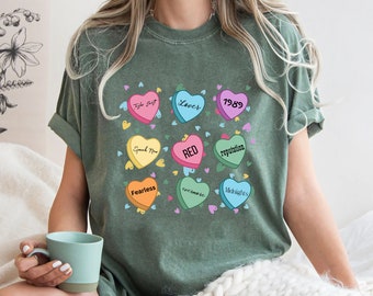 Valentine Candy Hearts Shirt, Anti Valentines Day Shirt, Valentine Shirt, Valentines Day Gift, Happy Valentines Day T-Shirt