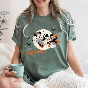 Mickey Minnie Halloween  Shirts, Mickey Ghost Shirt, Minnie Ghost Shirt, Spooky Season Shirt, Disney Halloween Trip Shirts