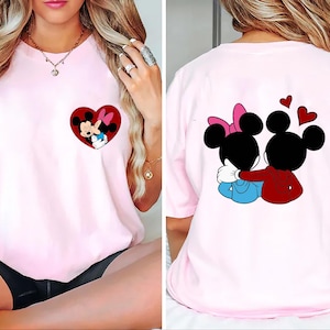 Disney Liebhaber Micky und Minnie Shirt, Disney Liebhaber Shirt, Valentinstag Shirt, Disney paar Shirt, Disney Matching Shirt, Valentinstag Shirt