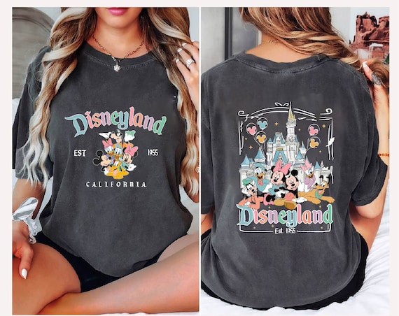 Comfort Colors® Disneyland California T Shirt, Disneyland Est. 1955 Shirt, Disneyworld Shirt, Disney Shirt, Mickey And Friends Shirt