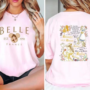 Vintage Tale As Old As Time Shirt, Disney Princess Comfort Color Shirt, Beauty And The Beast Disney Shirt, Gift for her tshirt