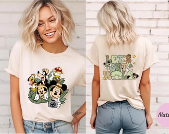 Comfort Colors® Lets Get Wild Shirt, Micky Safari T-Shirt, Animal Kingdom Shirt, Disney Safari Shirt, Disney Urlaub Shirt, Familien Shirt