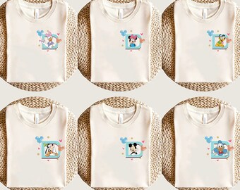 Comfort Colors® Disney Pocket Shirt, Mickey Mouse And Friends Shirt, Minnie Mouse Shirt, Disney Daisy And Donald Shirt, Disney Group Shirt