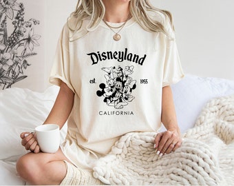 Comfort Colors® Disneyland California T Shirt, Disneyland Est. 1955 Shirt, Disneyworld Shirt, Disney Shirt, Mickey And Friends Shirt