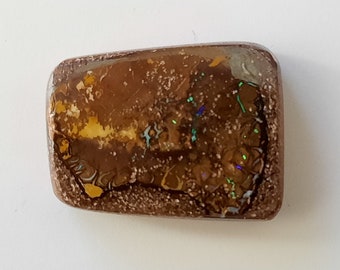 Koroit Boulder Opal Matrix - 24.85 ct, Polished Australian Gemstone Designer Cab B25