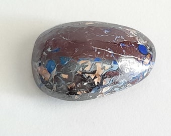 Koroit Boulder Opal in Matrix - 47.2 ct, Polished Australian Gemstone Designer Cab D1