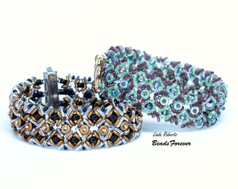 Beading Tutorial - Garden Path Bracelet - Right Angle Weave