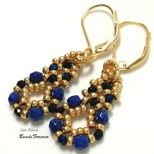 Beading Tutorial - Miss Maya Earrings - Right Angle Weave
