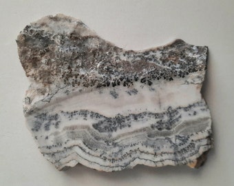 Silver Onyx Lapidary Rock Slab Unpolished