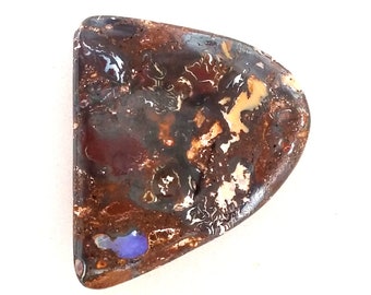 Koroit Boulder Opal Matrix - 71.2ct, Polished Australian Gemstone Designer Cab B3