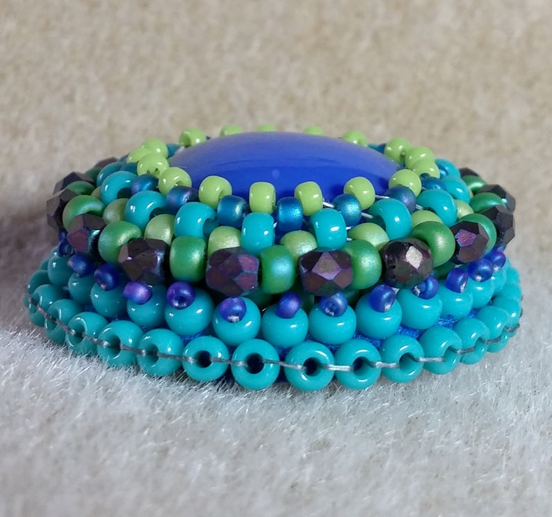 Beading Tutorial Bead Embroidery for Beginners Etsy Sweden