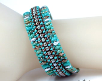 Beading Tutorial - Better Shape Up Bracelet - SuperDuos