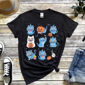 Kpop Demon Hunters Tiger Halloween Shirt, Merch Kpop Shirt, Hunters Tiger, Derpy Tiger And Bird Demon Hunter Tiger Tee, Cute Horror Tiger